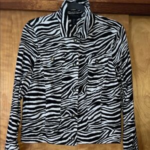 Tahari Linen Blend “Jean” Jacket Size Medium